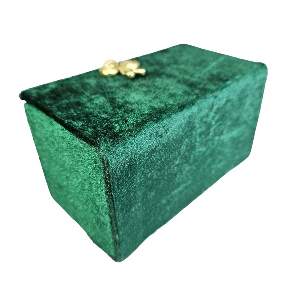 Pier 1 Li Bien Angel Ornament Inside Painted Tear Drop Shape Christmas Glass Box